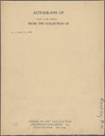 Warranty deed selling a piece of land to Nathaniel Hawthorne. March 8, 1852, signed by R. W. and Lidian Emerson