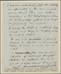 "'Well-born - well-bred',--these two conditions..." Holograph draft fragment of lecture "Aristocracy," unsigned, undated