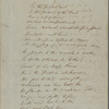 "Woodnotes" I & II. Holograph poem, unsigned, undated