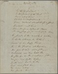 "Woodnotes" I & II. Holograph poem, unsigned, undated