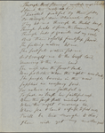 "Woodnotes" I & II. Holograph poem, unsigned, undated