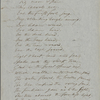 "Woodnotes" I & II. Holograph poem, unsigned, undated