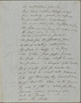 "Woodnotes" I & II. Holograph poem, unsigned, undated