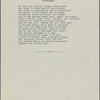 "Xenophanes." Holograph poem, unsigned, undated
