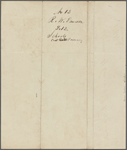 Receipts, two, signed by RWE, March and November 1864