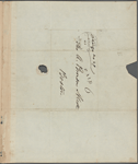 Alcott, Amos Bronson, ALS to. Feb. 23, 1838
