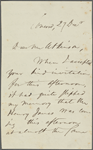 Atkinson, [Edward], ALS to. Dec. 27, [1865]. Previously [n.y.]