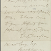 Cary, Edward, ALS to. Feb. 17, 1867