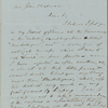 Chapman, John, ALS to. Oct. 30, 1846