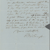 Chapman, John, ALS to. Oct. 30, 1846