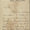 Chapman, John, ALS to. Nov. 15, 1847