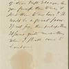 Chapman, John, ALS to. Nov. 15, 1847