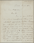 Chapman, John, ALS to. Dec. 30, 1844