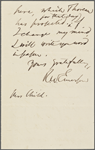 Child, [Lydia Maria Francis], ALS to. Nov. 23, 1859