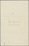 Child, [Lydia Maria Francis], ALS to. Nov. 23, 1859