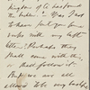 Drury, [Emily Mervine?], AL[S] to. May 22, 1855