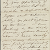 Drury, [Emily Mervine], ALS to. Nov. 23, 1853