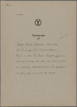 Duyckinck, Evert Augustus, ALS to. Apr. 10, 1852