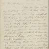 Emerson, William, ALS to. Feb. 22, [1842]