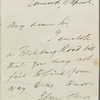 Flower, [Edward Fordham], ALS to. Apr. 11, [1849]