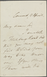 Flower, [Edward Fordham], ALS to. Apr. 11, [1849]
