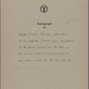 Flower, [Edward Fordham], ALS to. Apr. 11, [1849]
