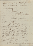 Greeley, Horace, ALS to. Jul. 23, 1850