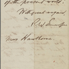 Hawthorne, [Sophia Peabody], ALS to. Aug. 4, 1852