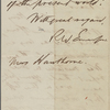 Hawthorne, [Sophia Peabody], ALS to. Aug. 4, 1852