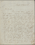 Heath, James F., ALS to. Aug. 4, 1842