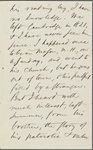 Hodgman, E[dwin] R[uthven], ALS to. Mar. 19, 1865