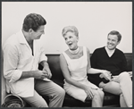 Robert Preston, Mary Martin and Gower Champion in rehearsal for the stage production I Do! I Do!