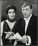 Carol Lawrence and Gordon MacRea in the stage production I Do! I Do!
