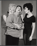Karen Morrow, Buddy Hackett and Luba Lisa in rehearsal for the stage production I Had a Ball