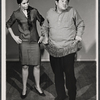 Buddy Hackett and unidentified in rehearsal for the stage production I Had a Ball