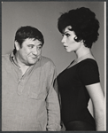 Buddy Hackett and Luba Lisa in rehearsal for the stage production I Had a Ball