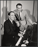 Stan Freeman and Jack Lawrence in rehearsal for the stage production I Had a Ball