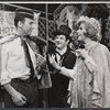 Richard Kiley, Buddy Hackett and Karen Morrow in the stage production I had a Ball