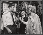 Richard Kiley, Buddy Hackett and Karen Morrow in the stage production I had a Ball