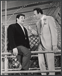 Buddy Hackett and Richard Kiley in the stage production I Had a Ball