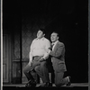 Buddy Hackett and Richard Kiley in the stage production I Had a Ball