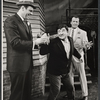 Buddy Hackett and Richard Kiley and unidentified in the stage production I Had a Ball