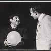 Buddy Hackett and Richard Kiley in the stage production I Had a Ball