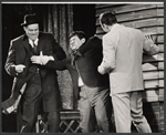 Buddy Hackett, Richard Kiley and unidentified in the stage production I Had a Ball