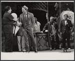 Buddy Hackett, Richard Kiley [left] and ensemble in the stage production I Had a Ball