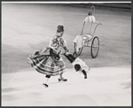 Skater and trained animal [monkey] in the Icestravaganza of the 1964 New York World's Fair