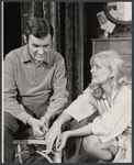 Orson Bean and Melina Mercouri in the stage production Illya Darling