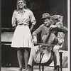 Melina Mercouri and Orson Bean in the stage production Illya Darling