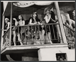 Despo [left] and ensemble in the stage production Illya Darling