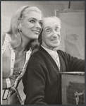 Melina Mercouri and Joe E. Marks in the stage production Illya Darling